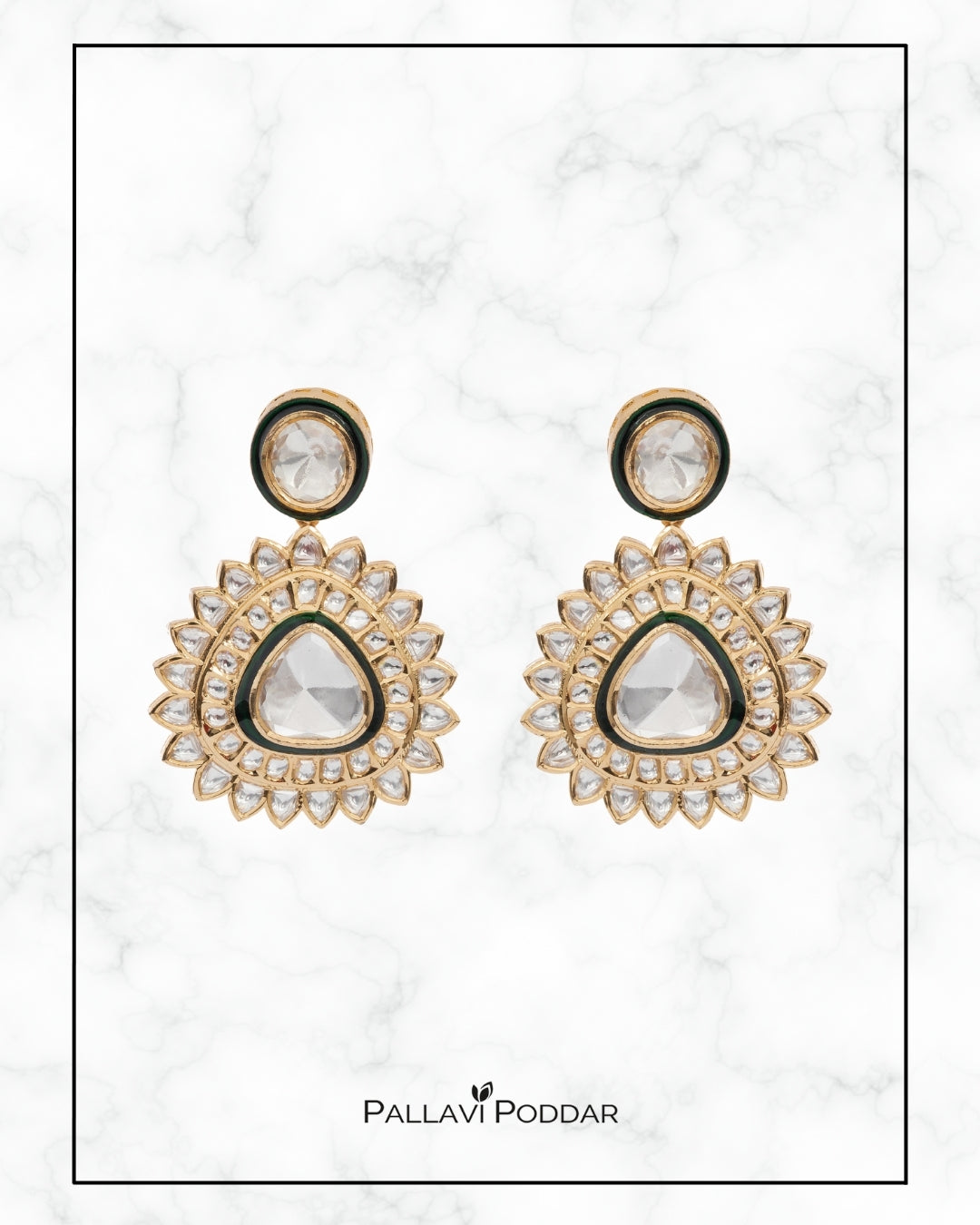 Sitara Kundan Bloom Earrings