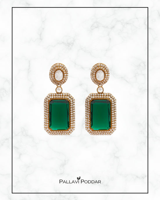 Emerald Royale Statement Studs