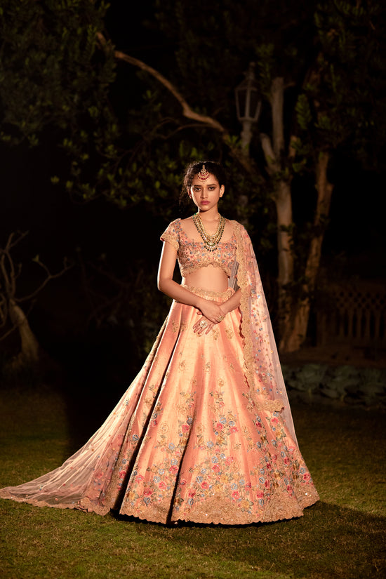 Blush Pink bridal lehenga set