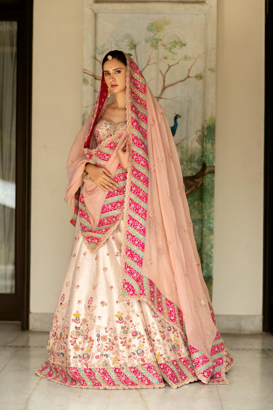 Pink Rose Lehenga set