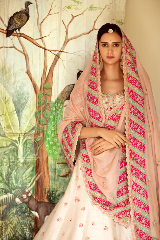 Pink Rose Lehenga set