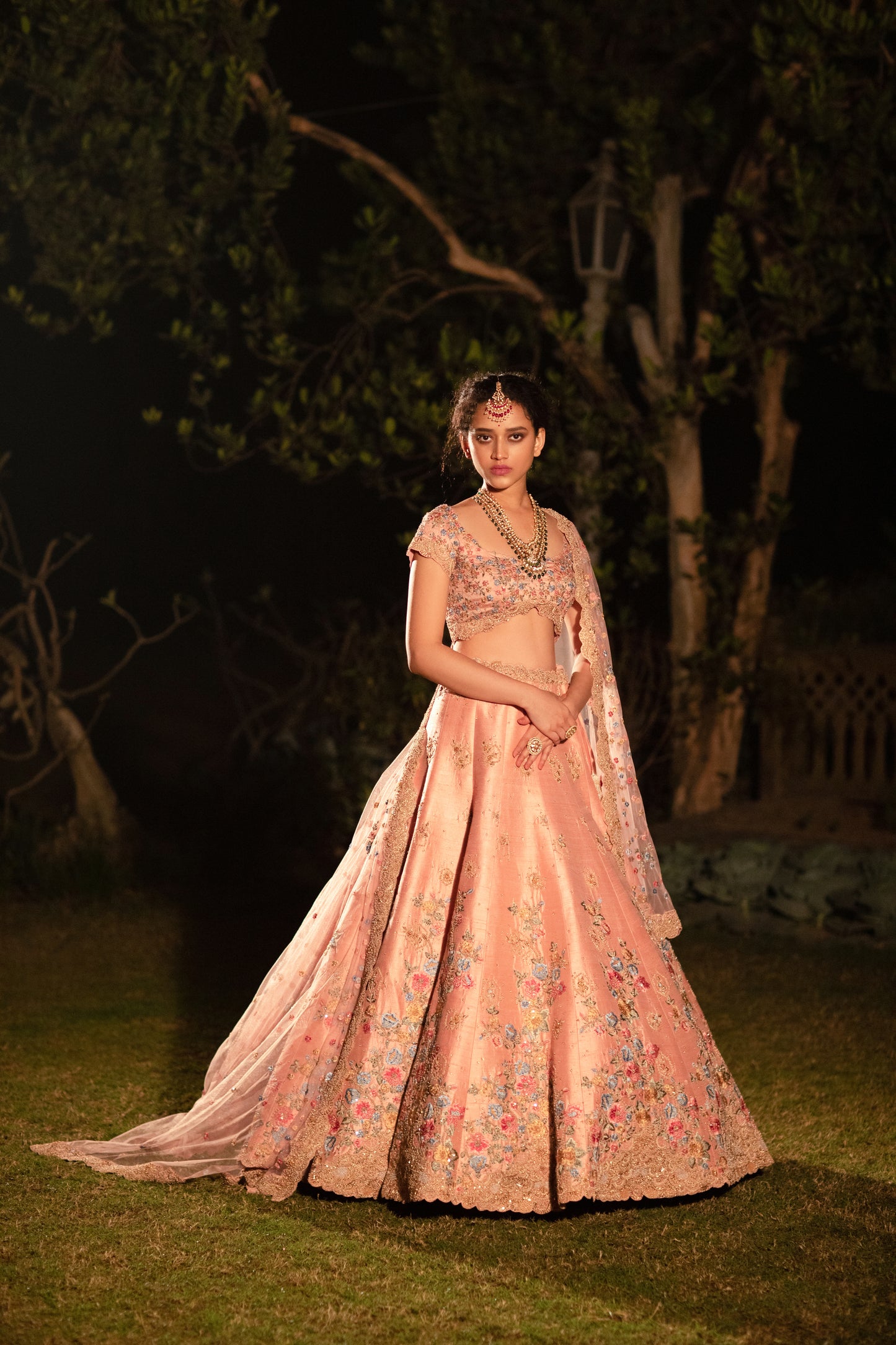 Blush Pink bridal lehenga set