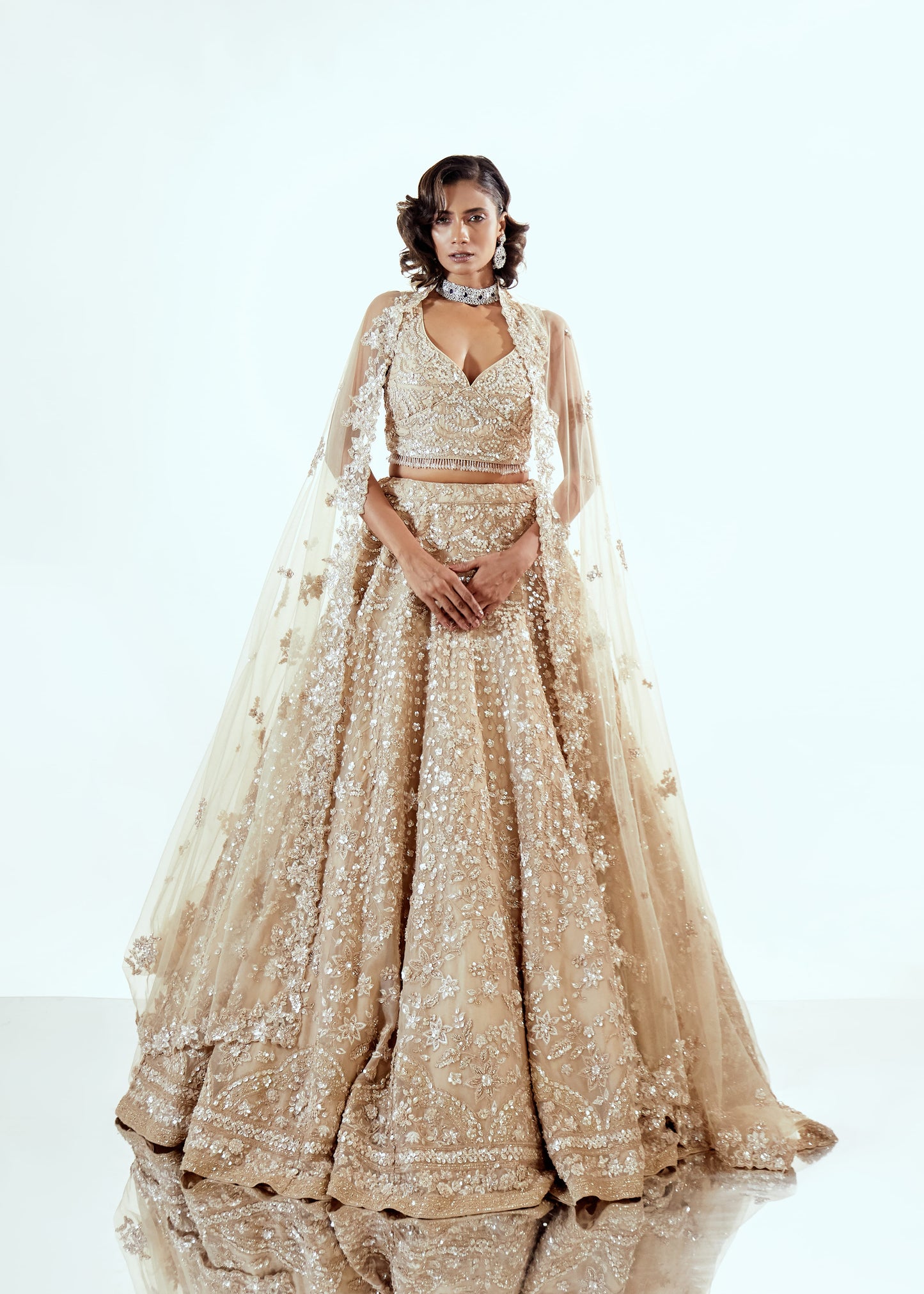 DAISY ORGANZA LEHENGA SET