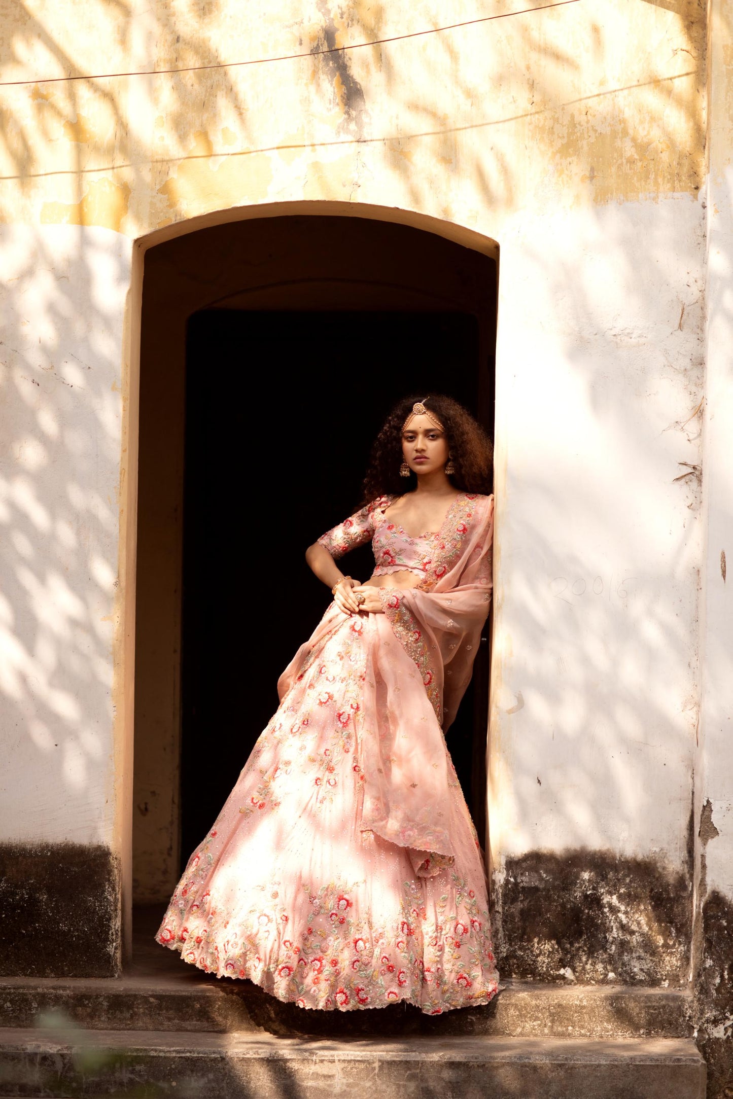 Lush Rosé Pink lehenga set
