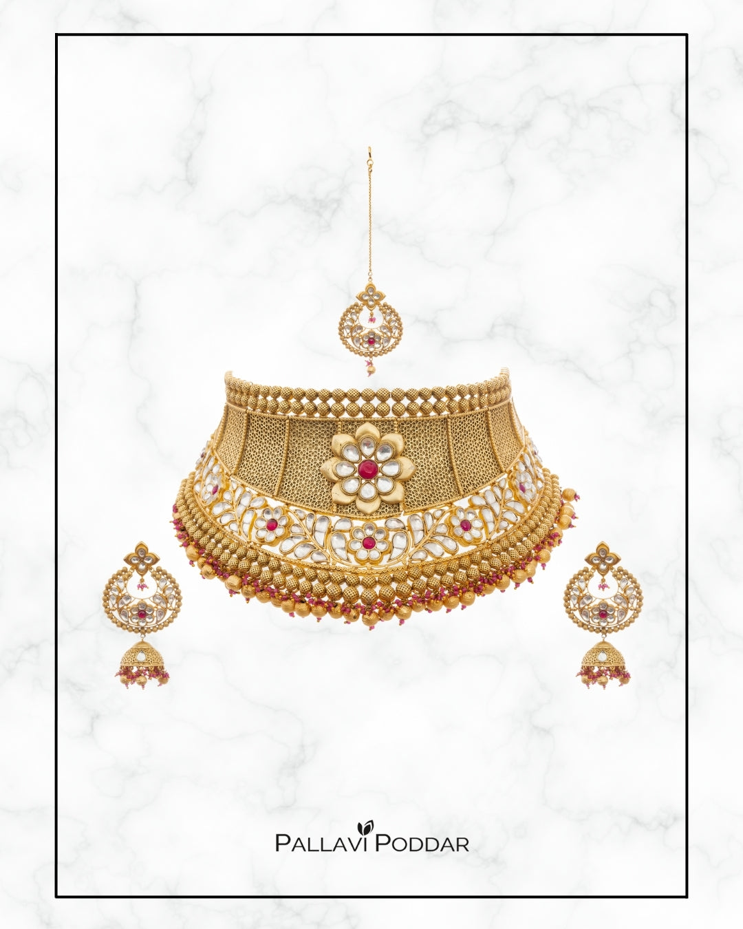 Floral Gracel Choker Set