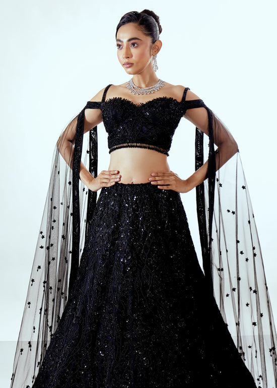 MAHIRA ORGANZA LEHENGA SET