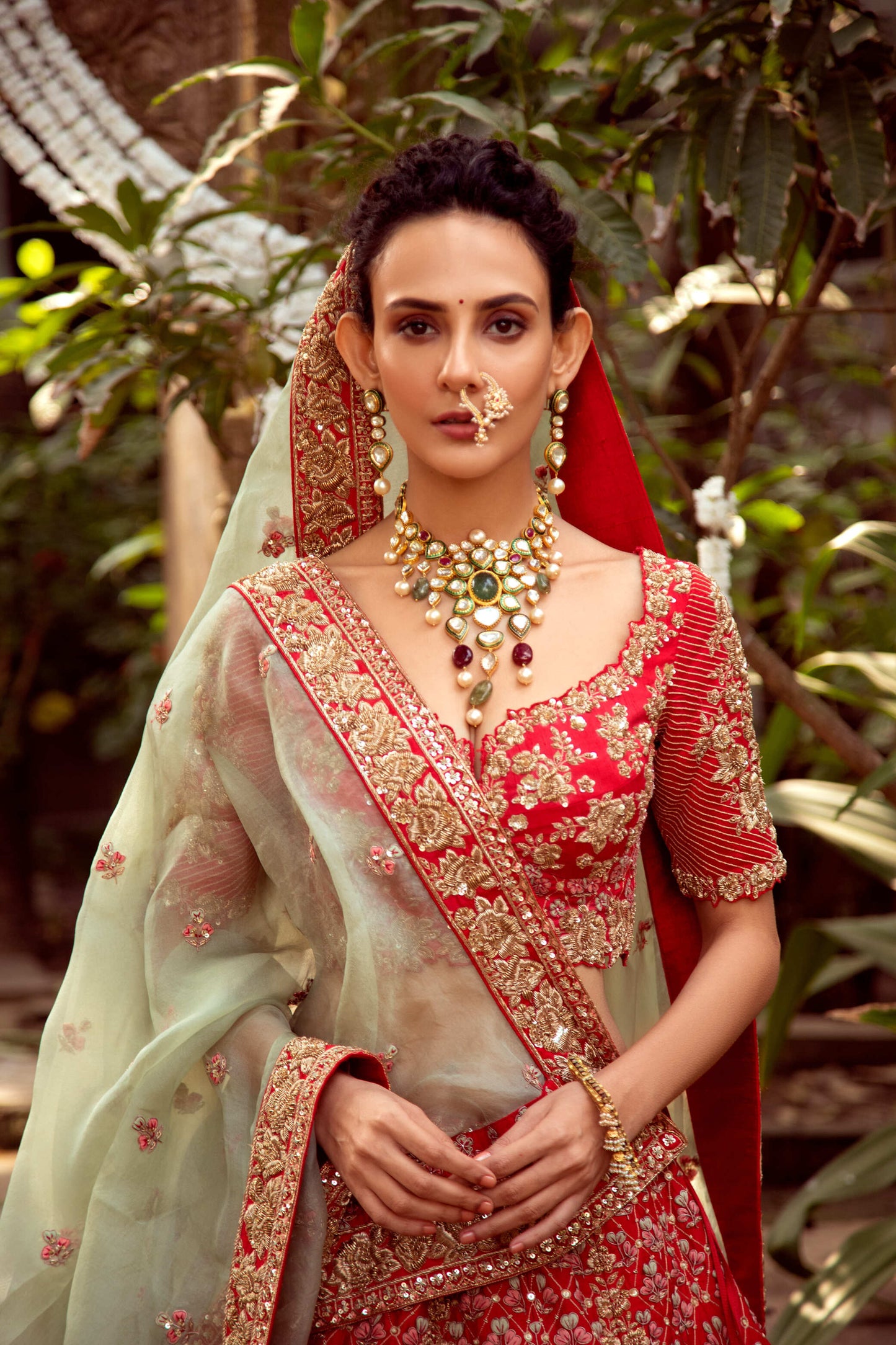 Timeless Red elegance lehenga set