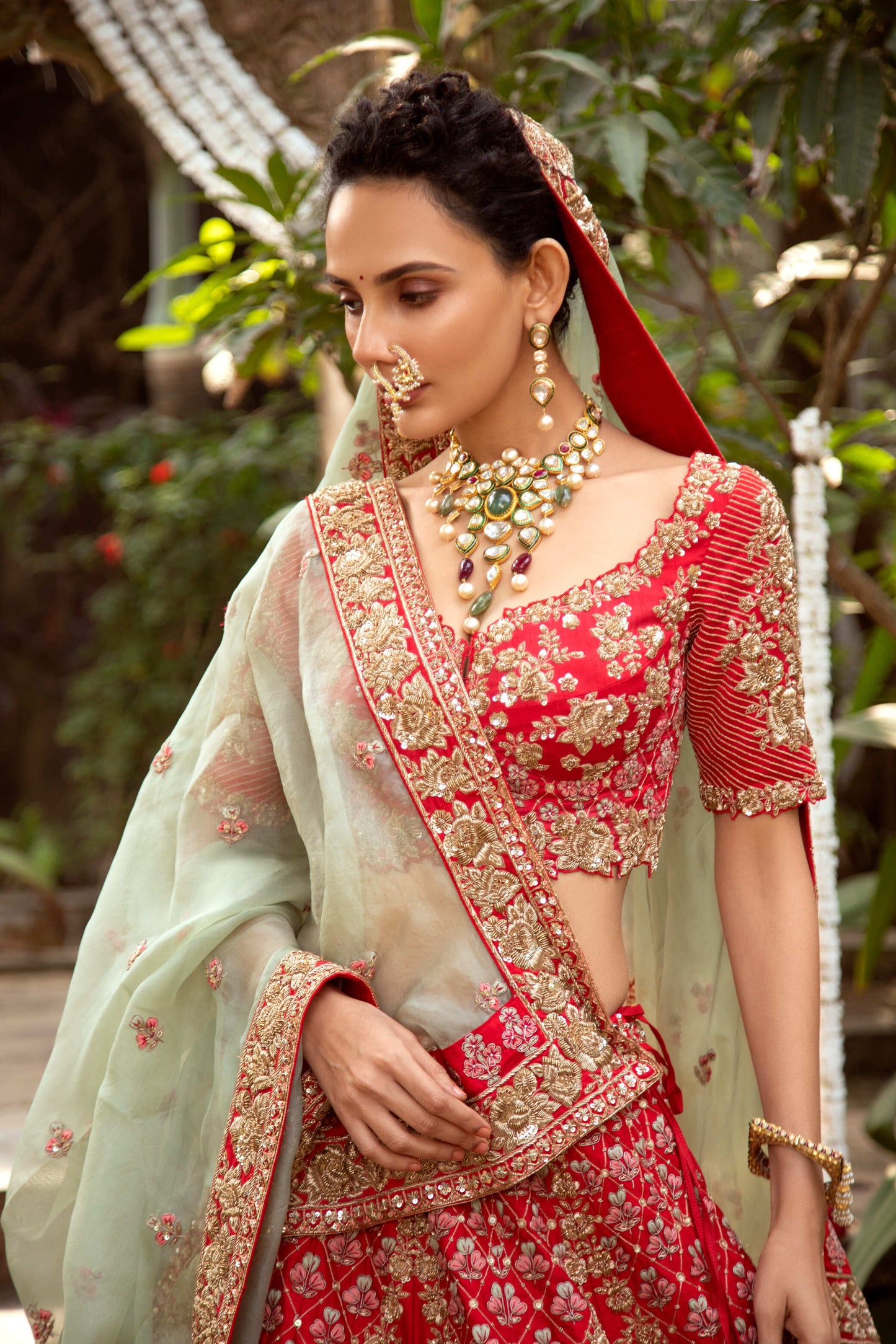 Timeless Red elegance lehenga set