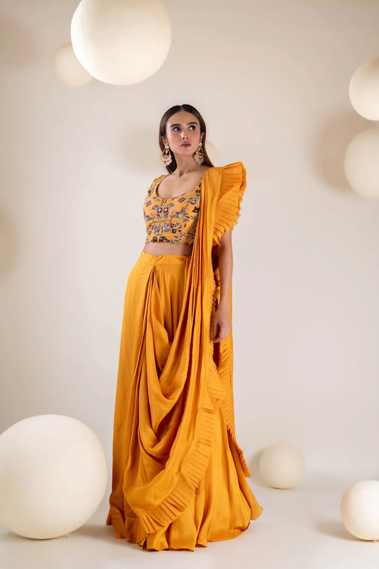 Draped Saree Set