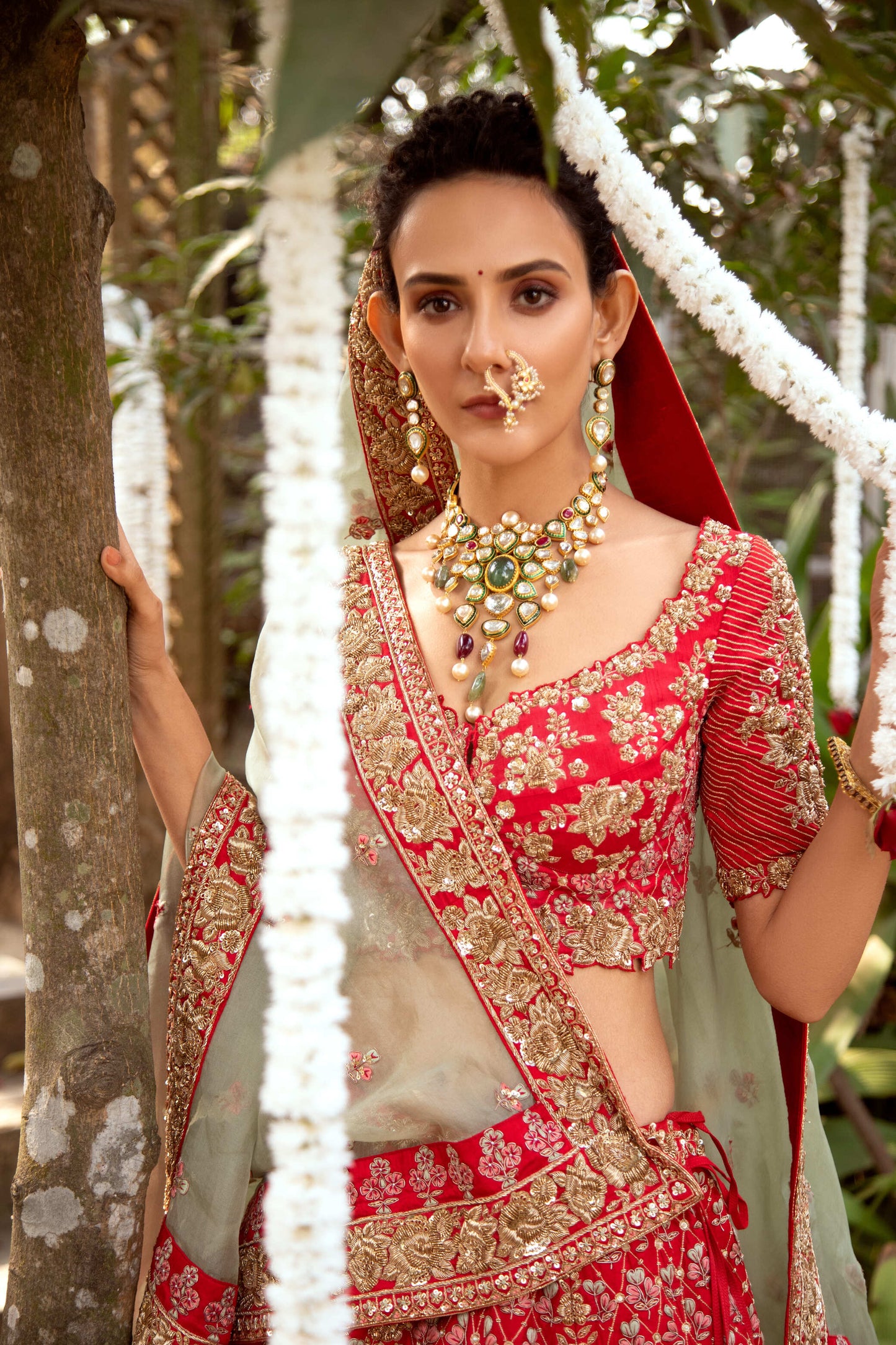 Timeless Red elegance lehenga set