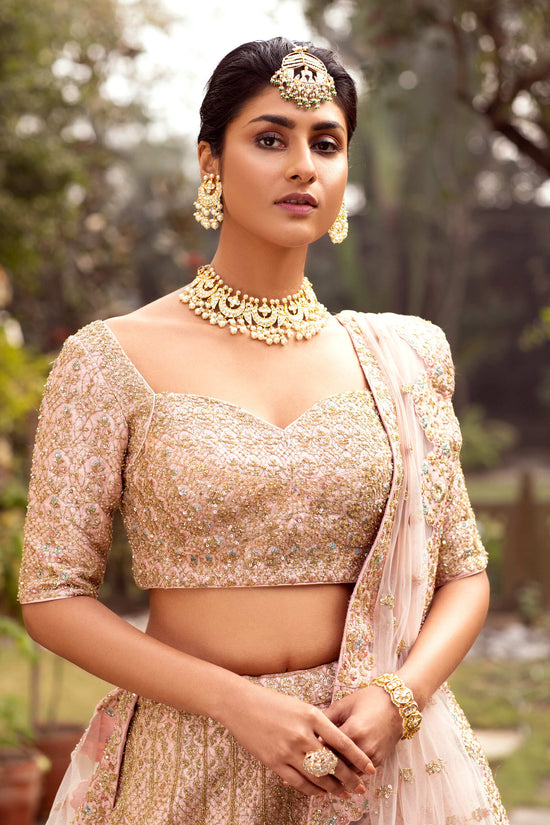 Pink opulence Bridal lehenga set