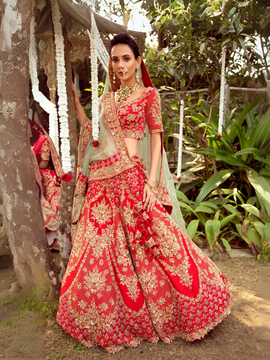 Timeless Red elegance lehenga set