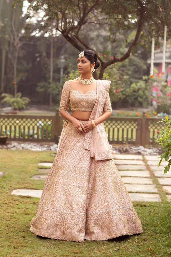 Pink opulence Bridal lehenga set