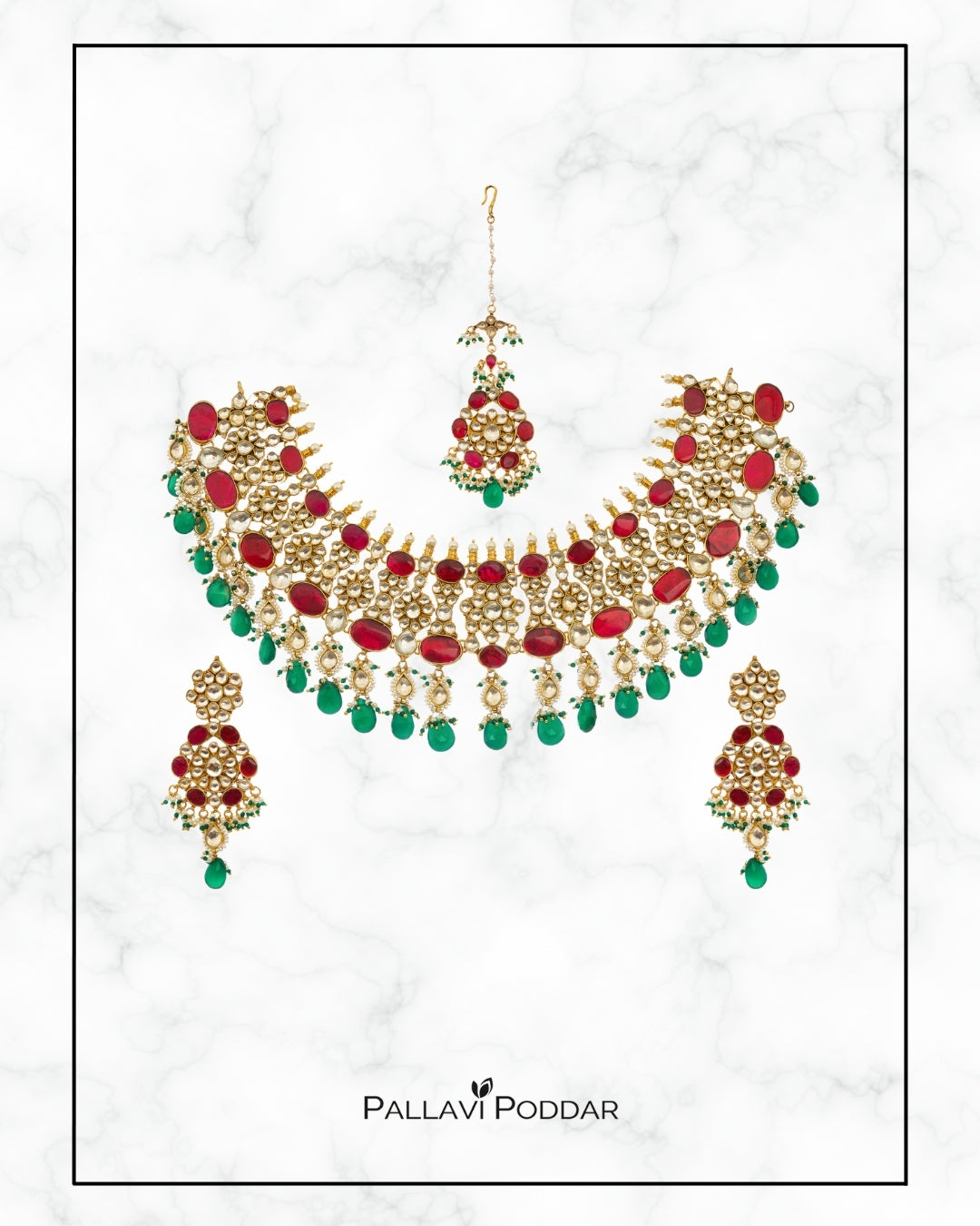 Tvarita Kundan Bridal Choker Set