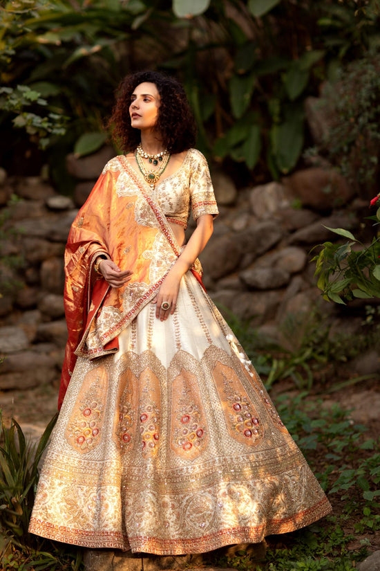 Ivory Ember Bridal lehenga set