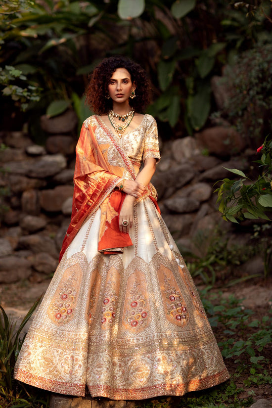 Ivory Ember Bridal lehenga set