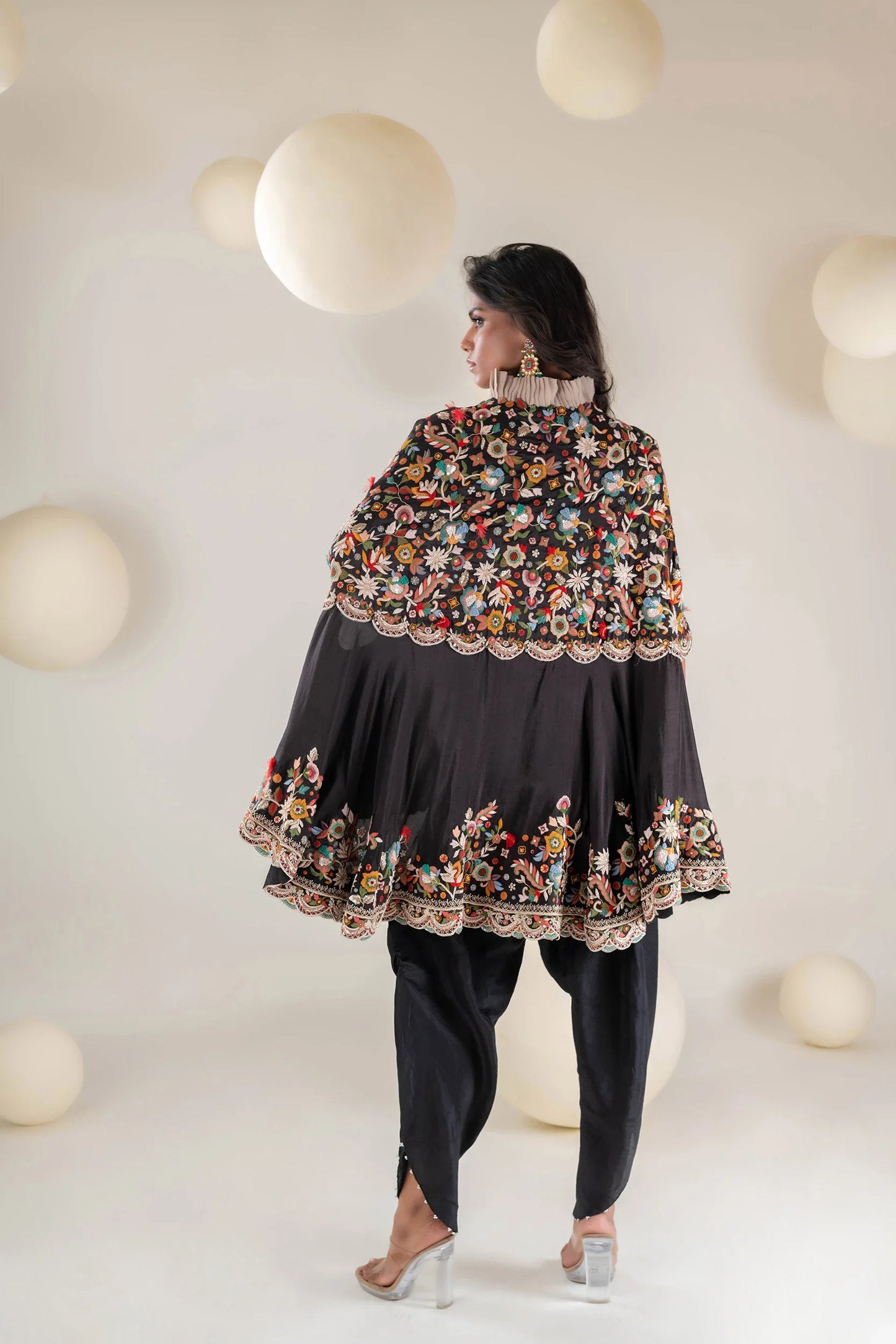 Floral Cape Set