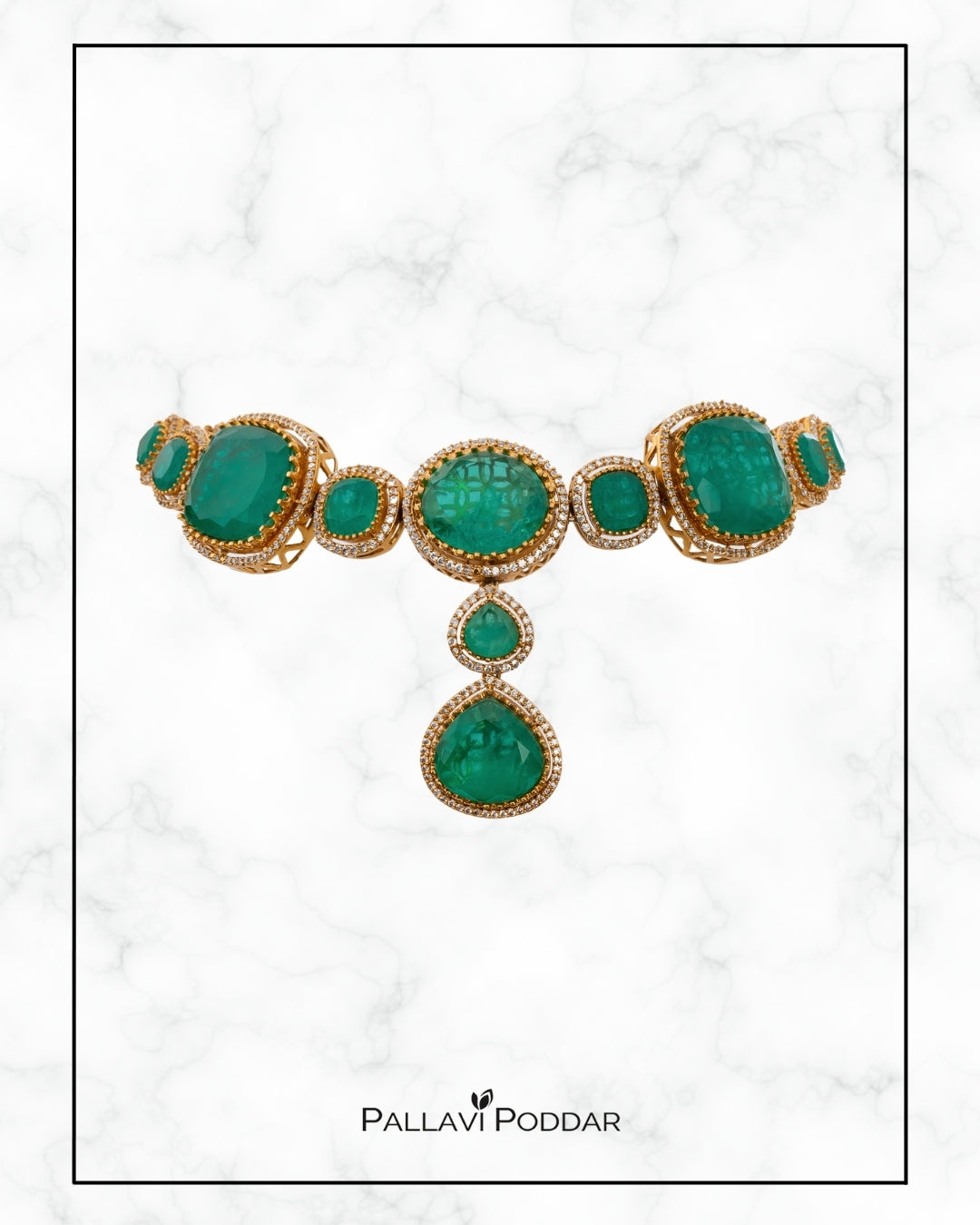 Indra Emerald Empress Choker