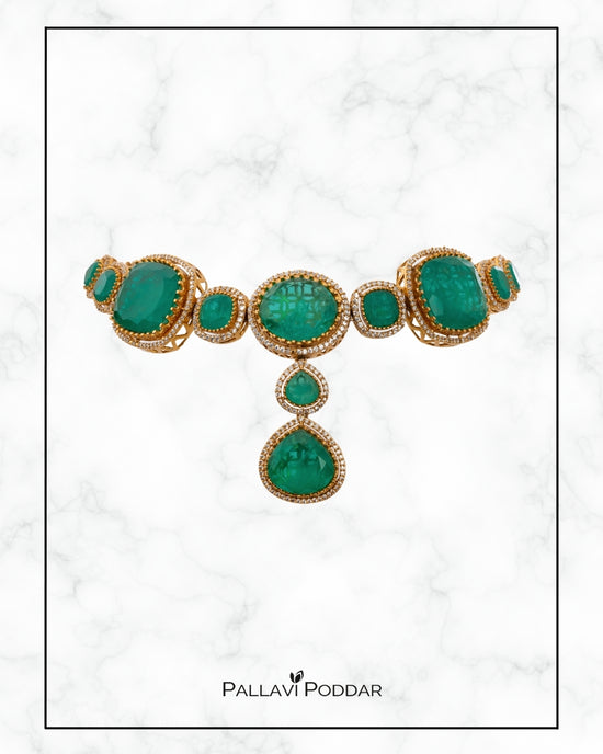 Indra Emerald Empress Choker