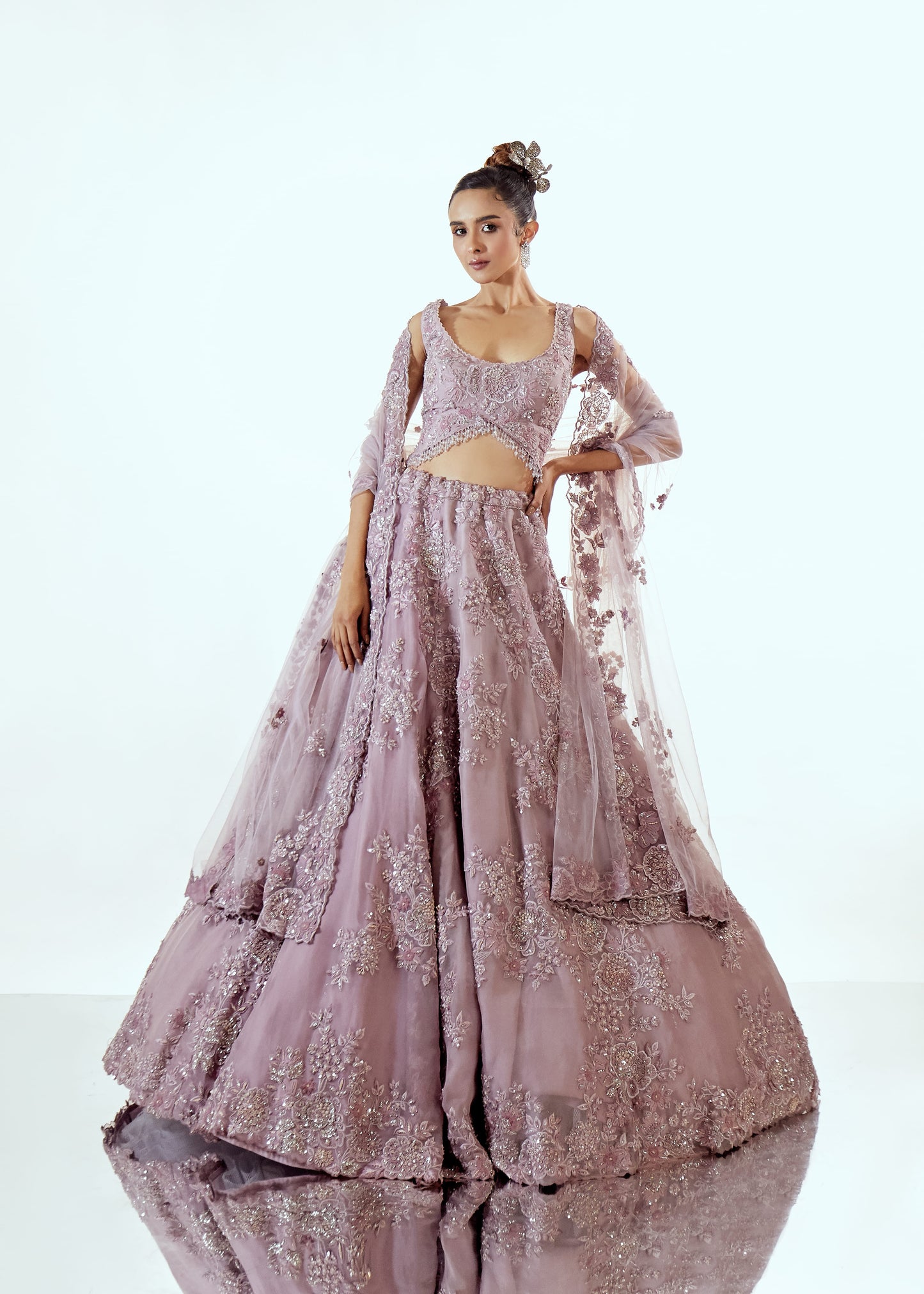 PARAGON ORGANZA LEHENGA SET