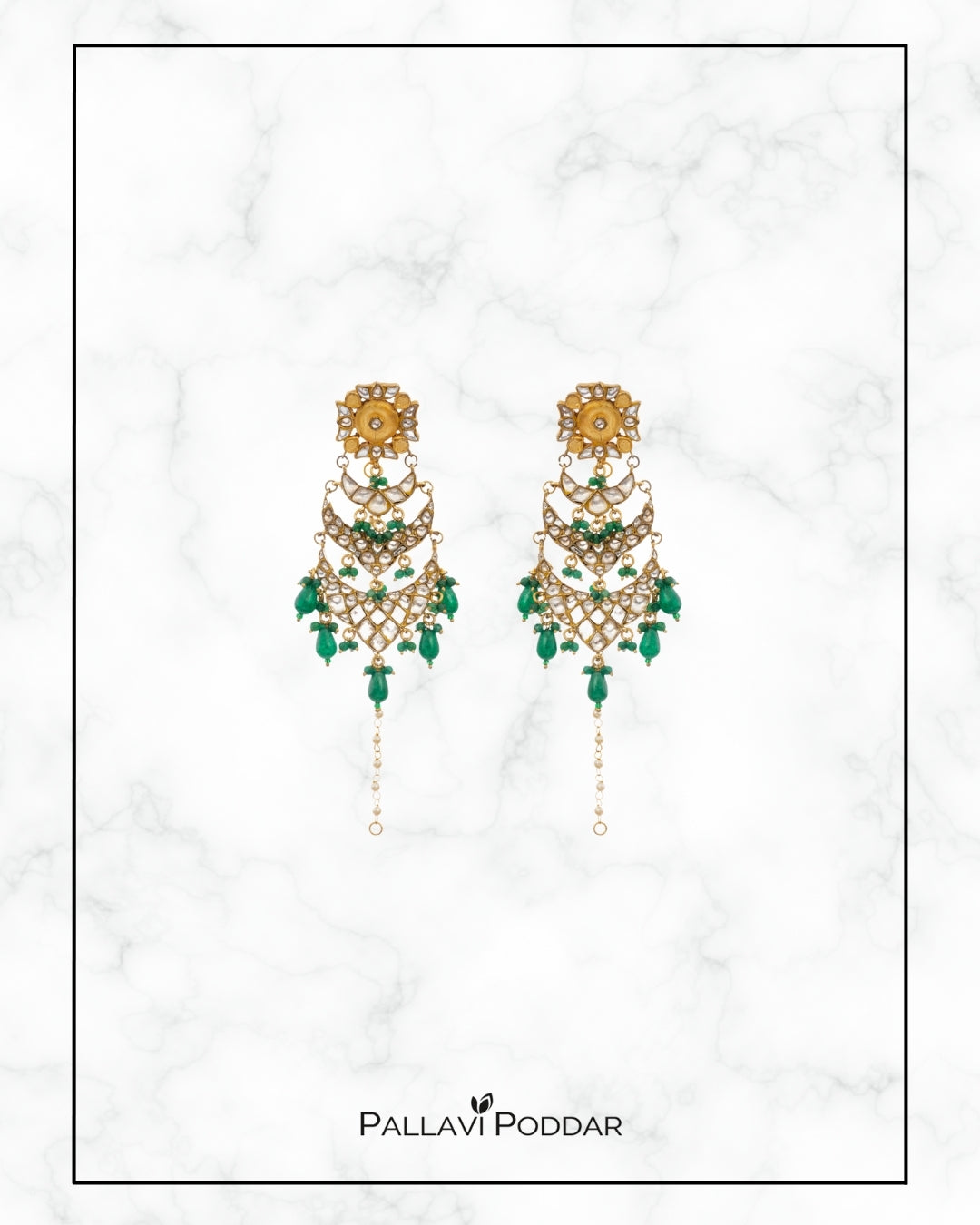 Meher Emerald Earrings