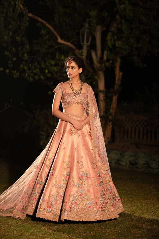 Blush Pink bridal lehenga set