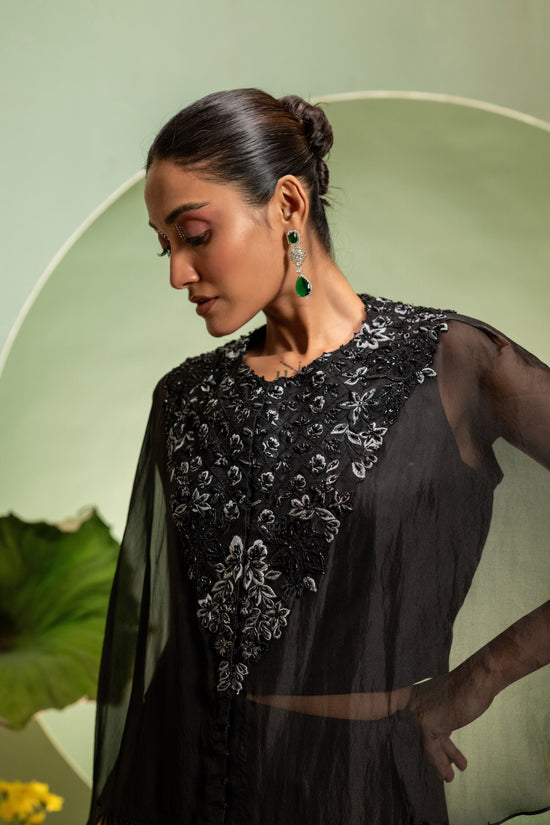 Cape Set with Dhoti Pants