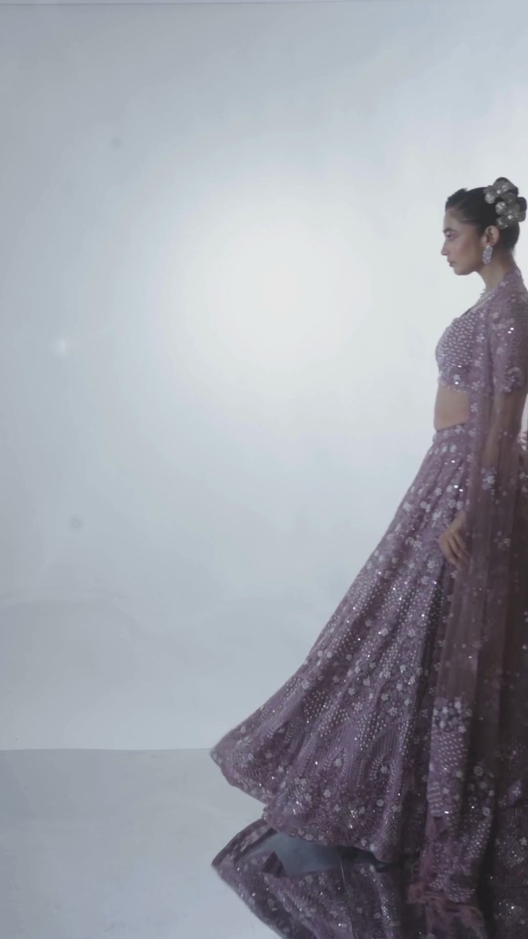 IRISH ORGANZA LEHENGA SET