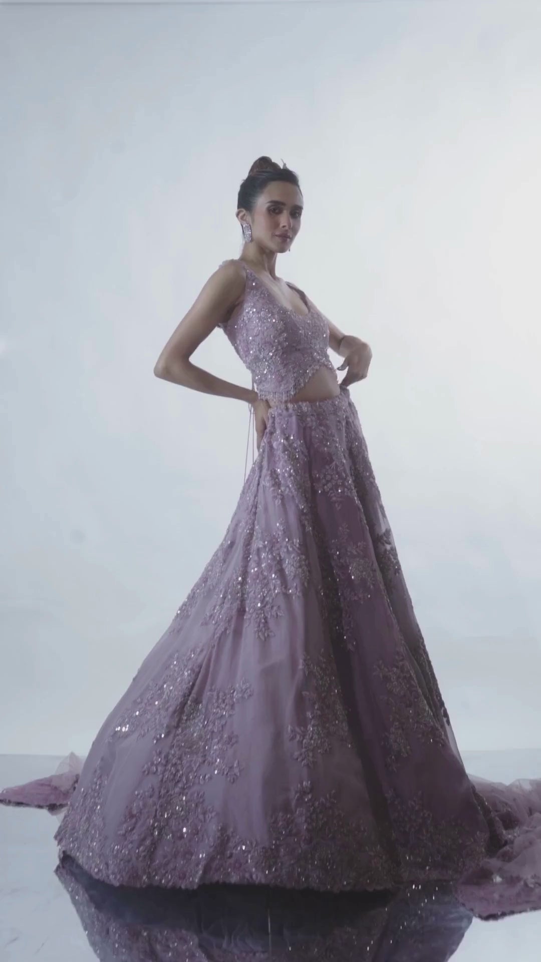 PARAGON ORGANZA LEHENGA SET