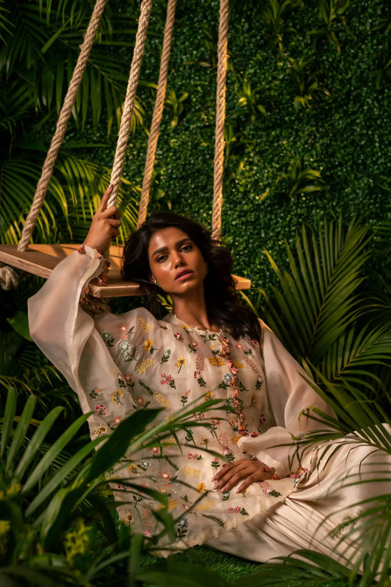 Garland Top Set (Ivory)