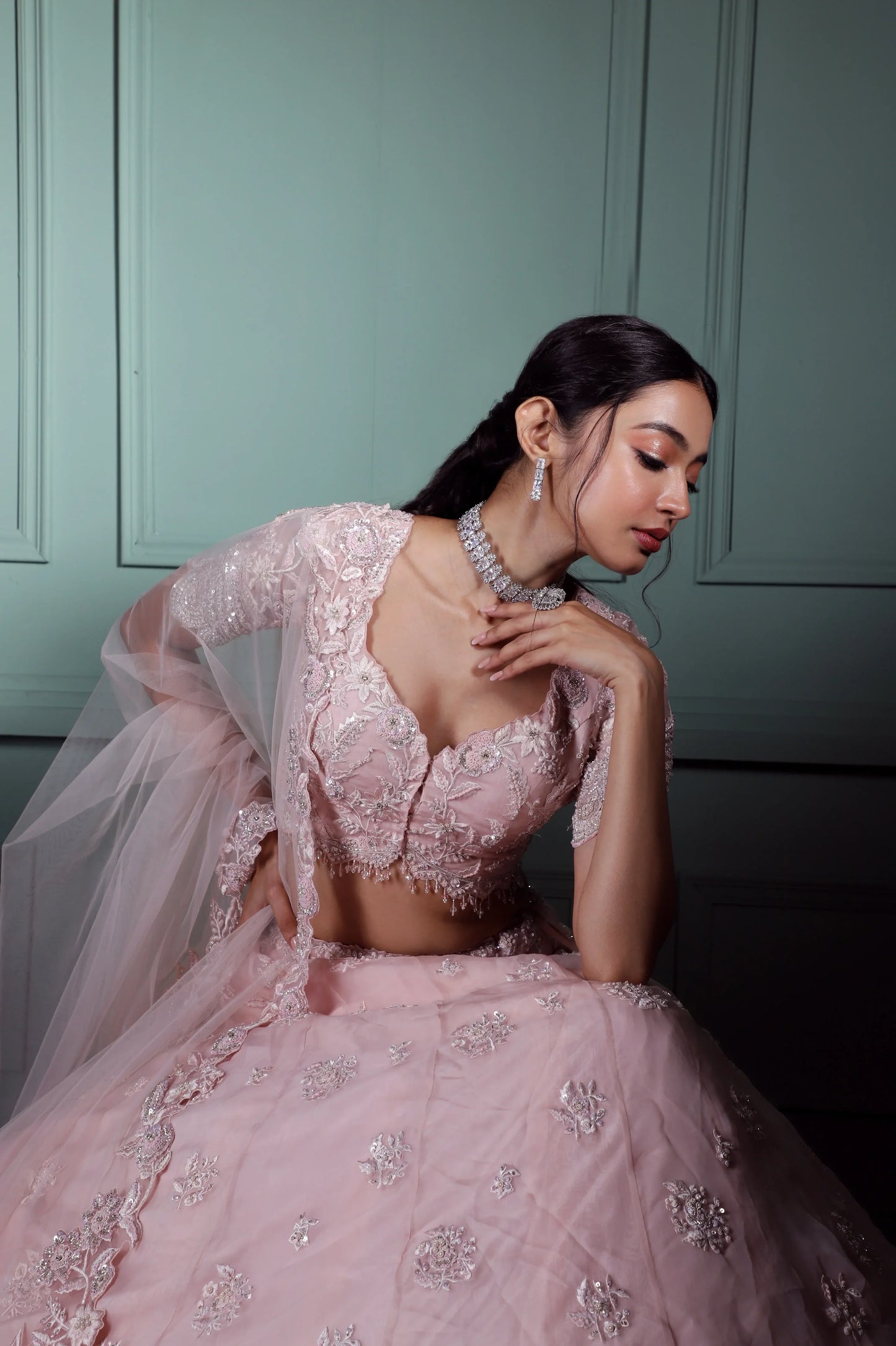 Pallavi Poddar lehenga design for bride