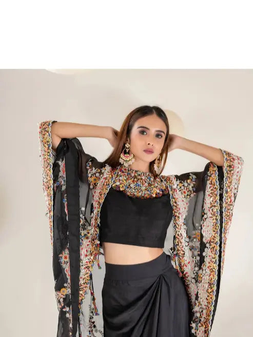 Cape Set Dress