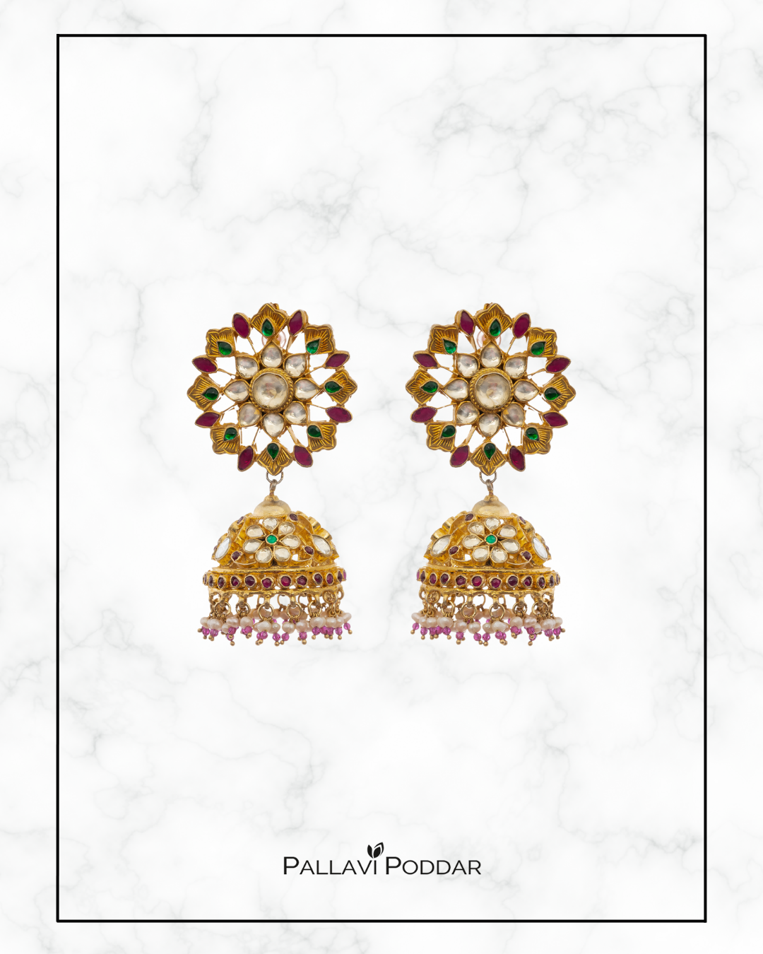Kritika Kundan Jhumka Drops