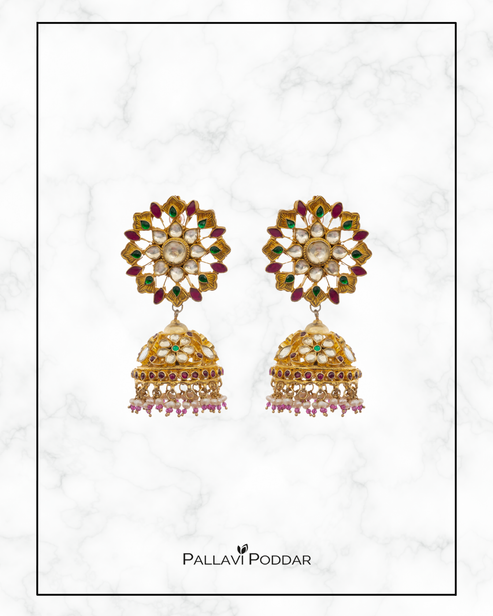 Kritika Kundan Jhumka Drops