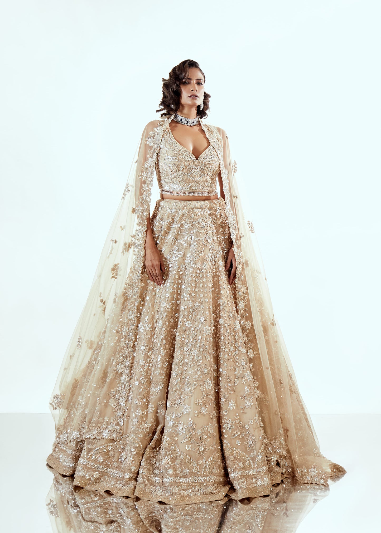 DAISY ORGANZA LEHENGA SET