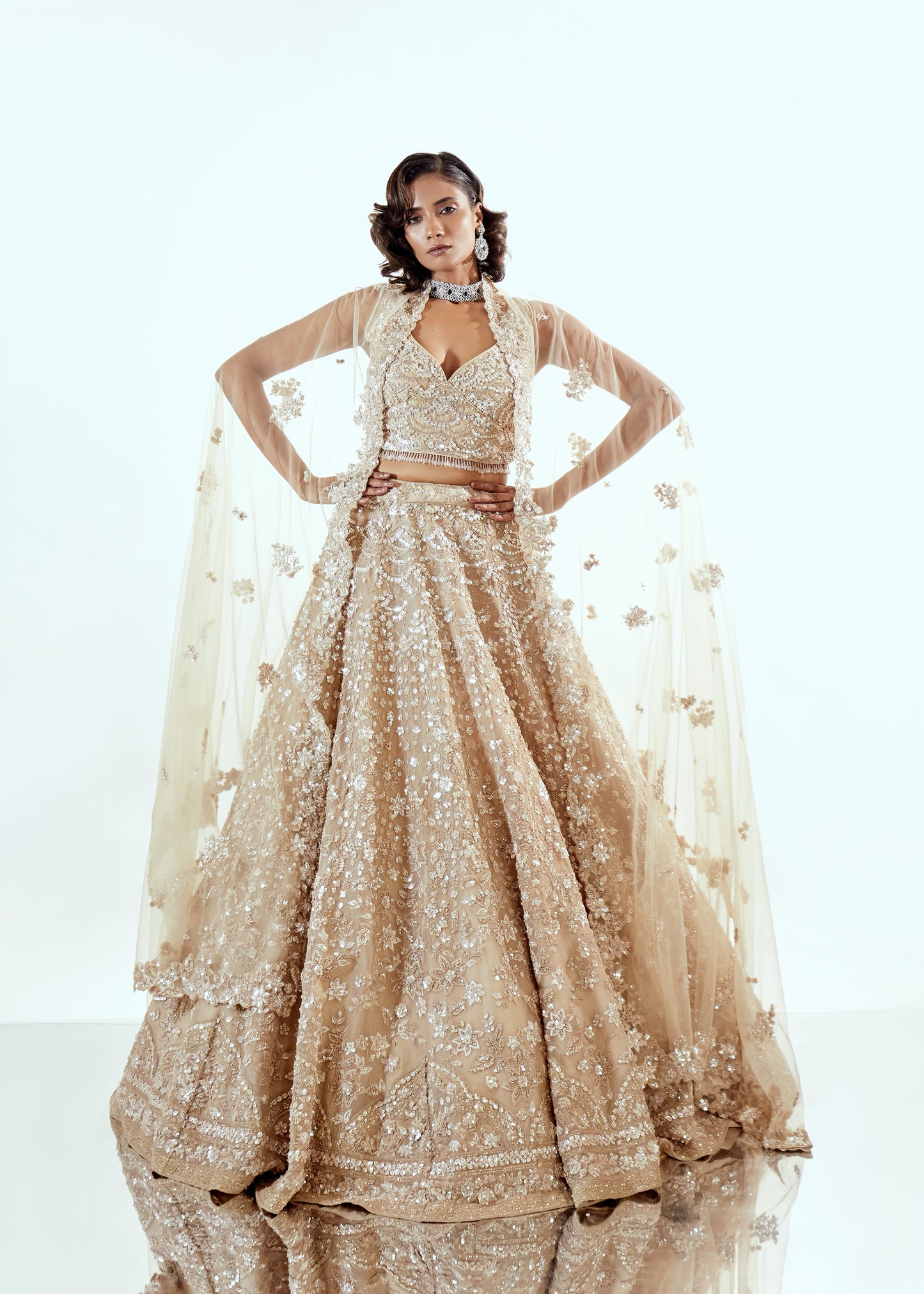 DAISY ORGANZA LEHENGA SET