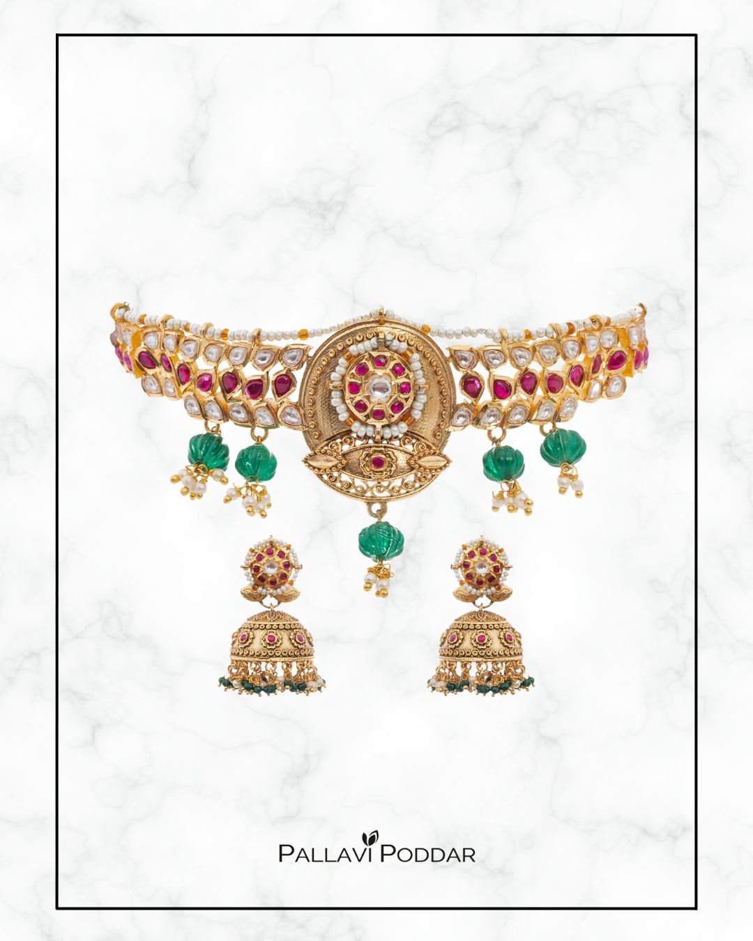 Heritage Temple Choker Set