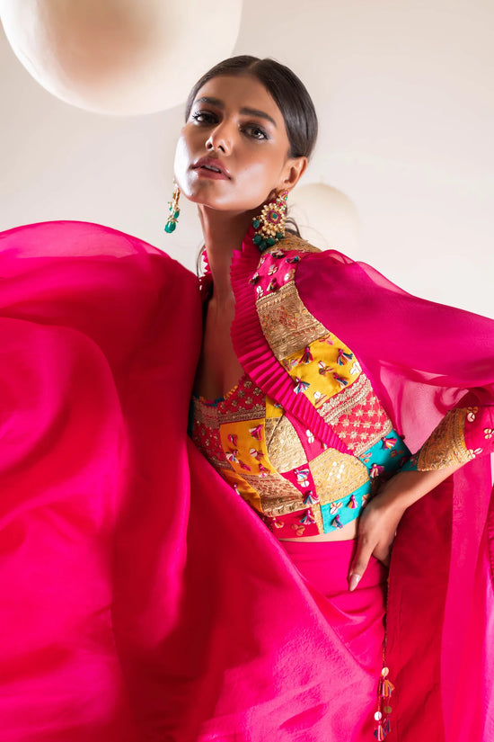 Patchwork Cape Set