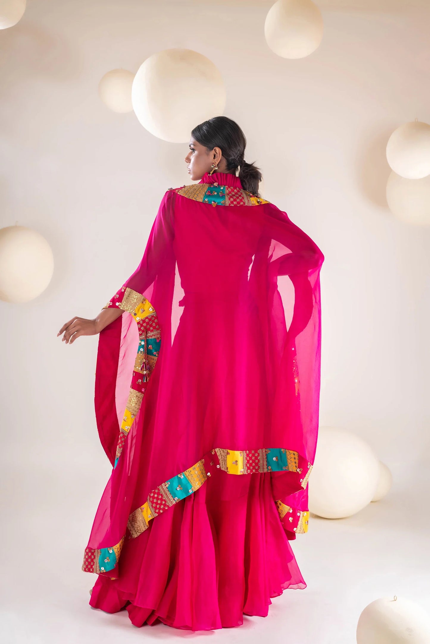 Patchwork Cape Set