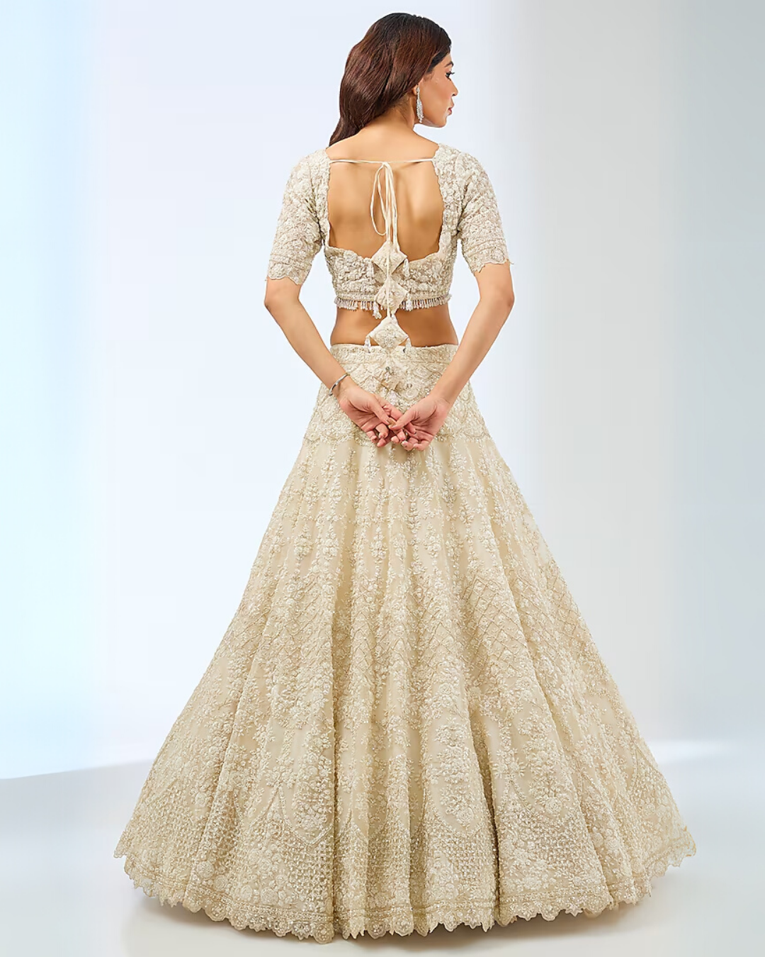 Ivory Beauty  Embroidered Lehenga Set