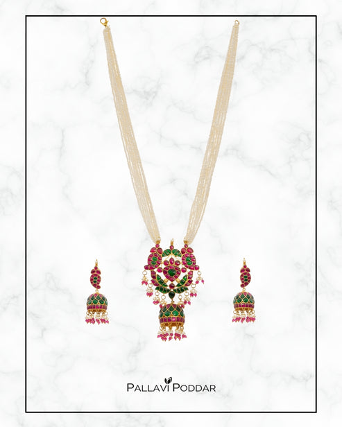 Sitara Multi-Strand Kundan Pearl Set