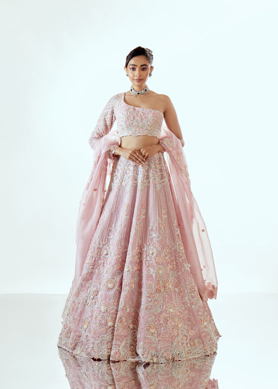 PARSE ORGANZA LEHENGA SET