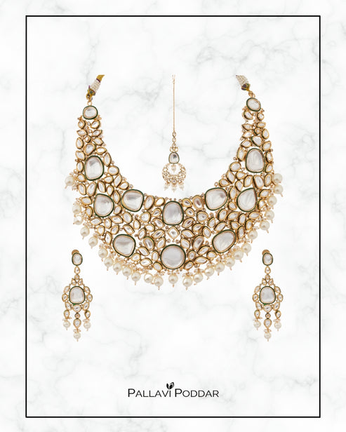 Chandni Polki Majesty Necklace Set