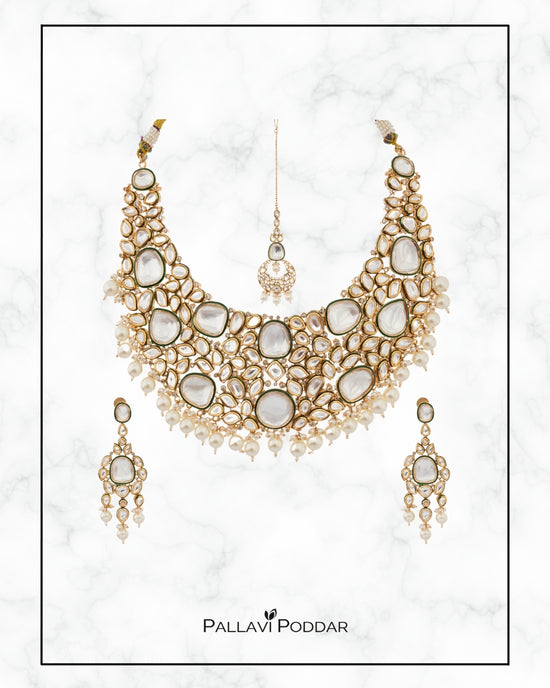 Chandni Polki Majesty Necklace Set