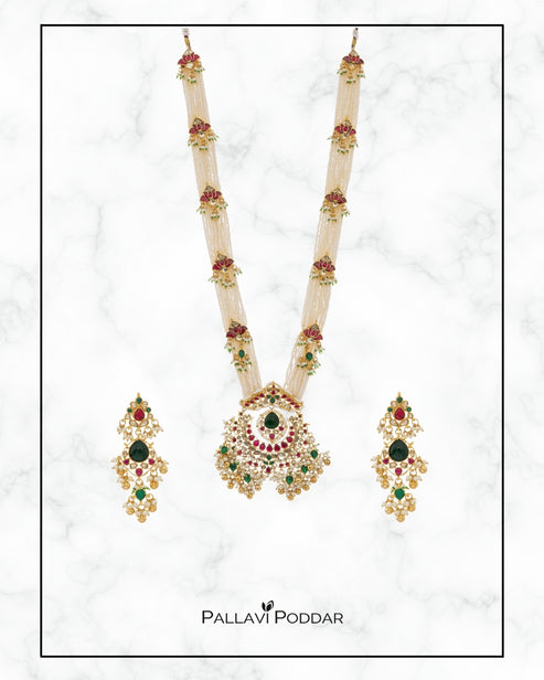 Pearl & Ruby Layered Heritage Set