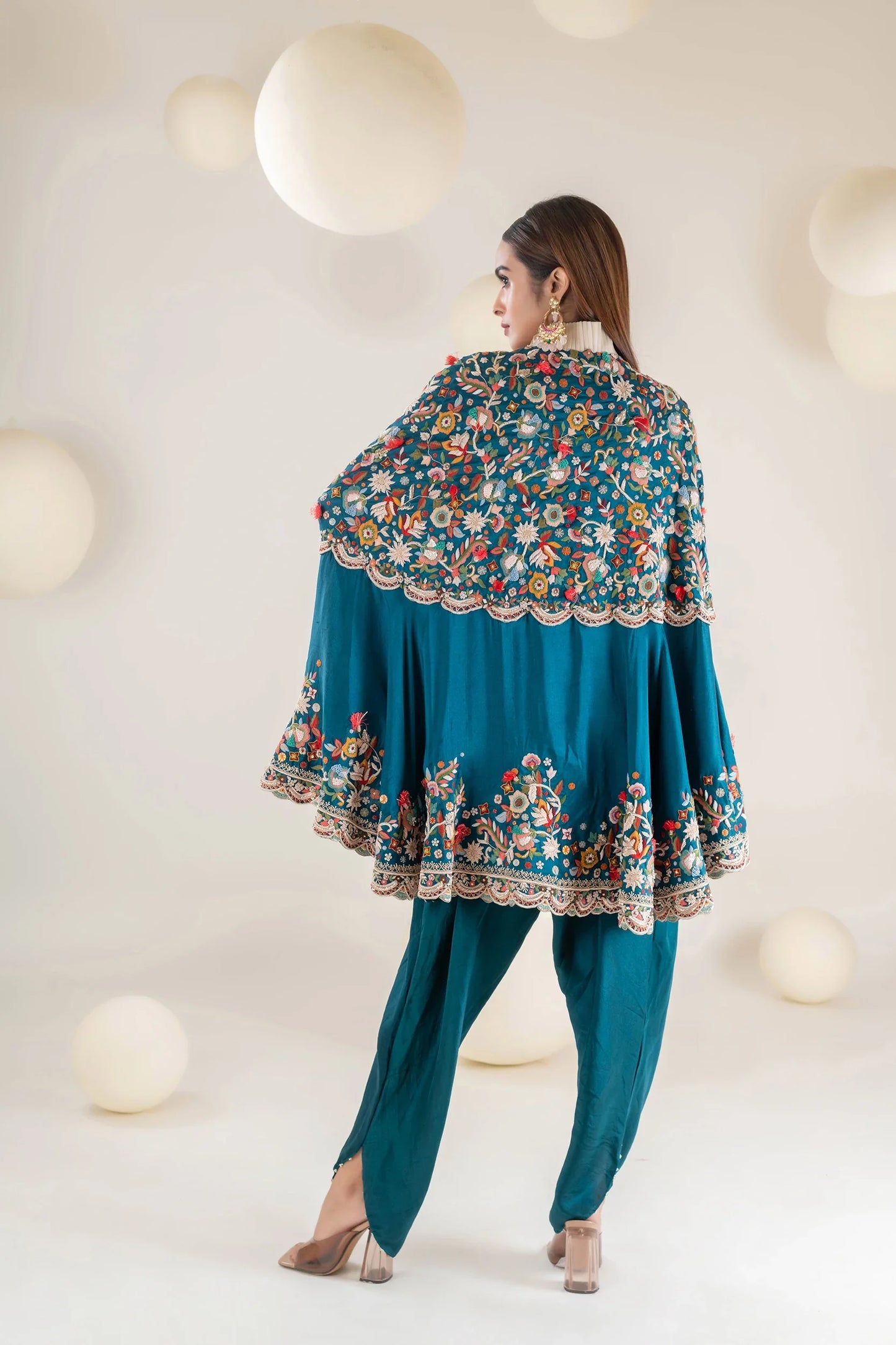 Floral Cape Set