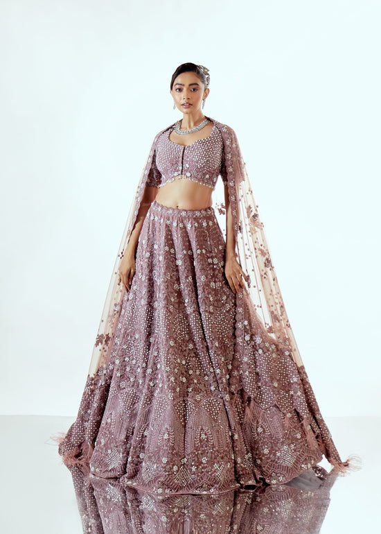 IRISH ORGANZA LEHENGA SET