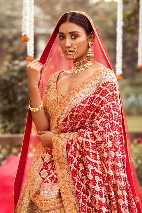 Yellow Sunlit Dreams lehenga set