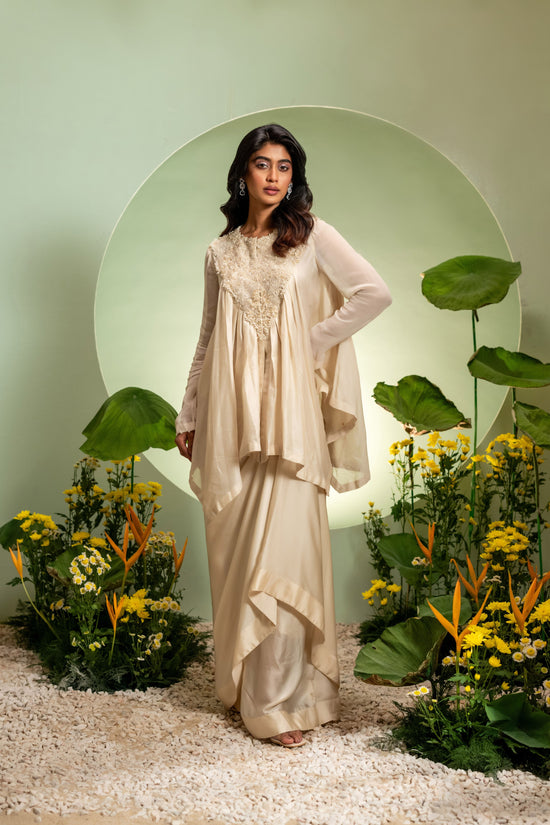 Drape Skirt Set