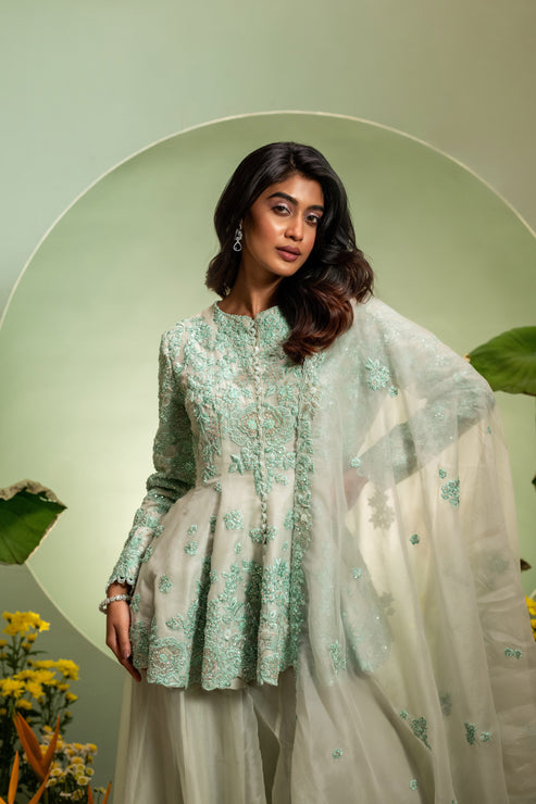 Peplum Sharara Set